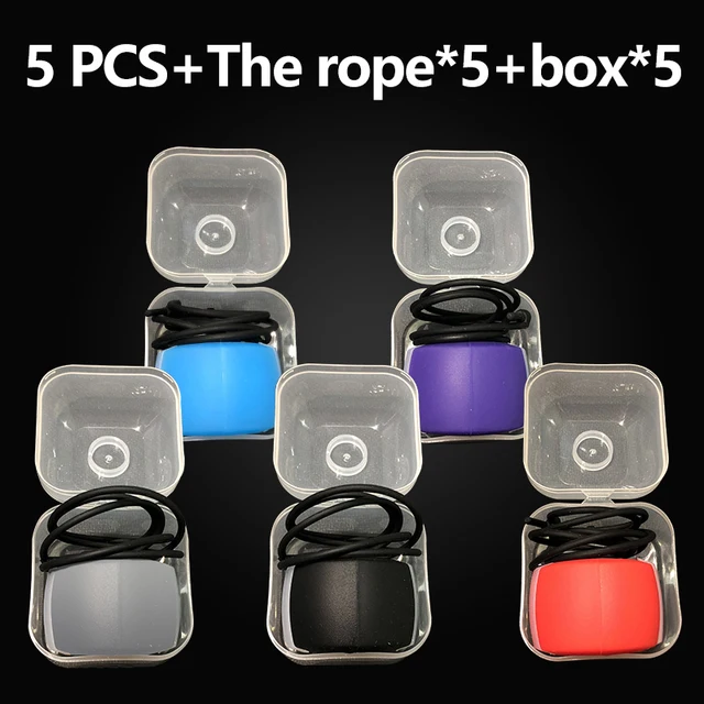 Food-grade Silica Gel Jaw Exercise Line Ball Muscle Trainin Fitness Ball Neck Face Toning  Jaw Muscle Training Face lift 5PCS Set