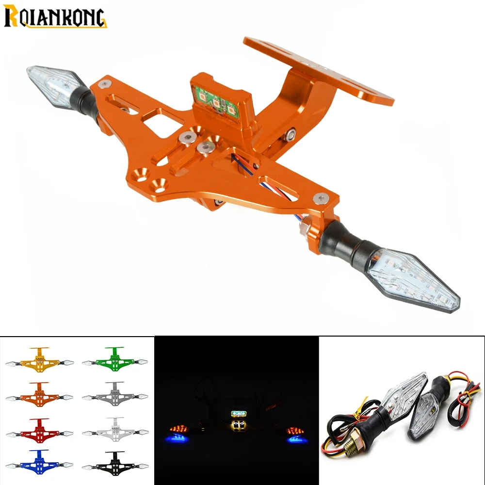 Алюминиевая рама номерного знака с регулируемым углом для RC 125 200 390 690 790 Enduro SMC 950 990