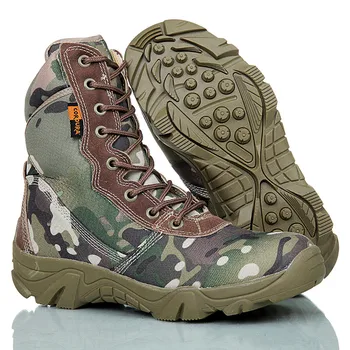 

2019 New Tactical Boots Mountaineering Boots Military Boots Men's Outdoor Hiking Shoes Non-slip Shoes Climbing Mountain Shoes