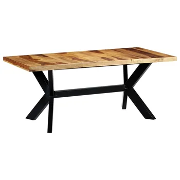 

vidaXL Dining Table 180x90x75 cm Solid Sheesham Wood