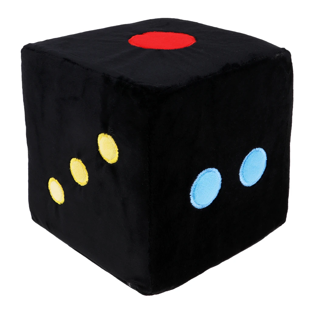 Large 20cm Plush Dice for Kids Children Math Teaching Aids, Also used as Bed Home Decor Cushion Pillow - Choice of Colors