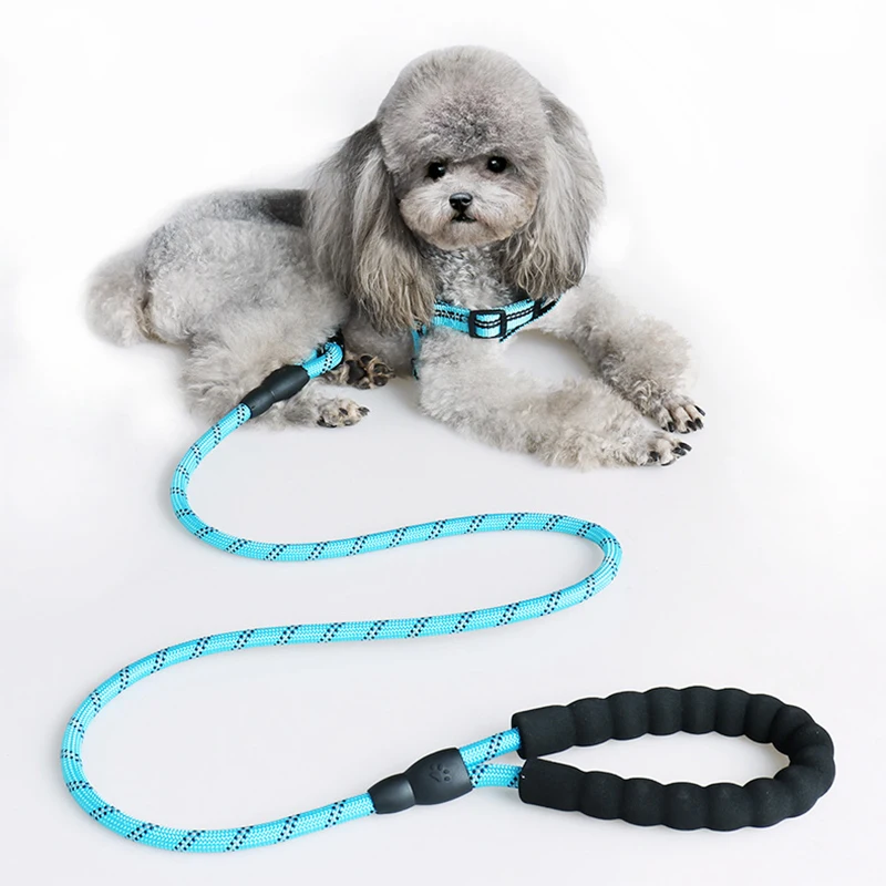 1.5m Long Pet Leash With Strong Reflective Comfortable Padded Handle