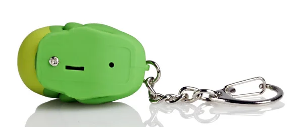 Hot Sales Frog LED Sound Making Shining Flashlight Keychain Car Handbag Pendant Small Gifts Manufacturers Direct Selling