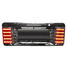 Для Toyota Hiace 200 2005-2010 хромированный Монтажный кронштейн, светодиодный чехол для номерного знака, тормозной светильник, задняя крышка