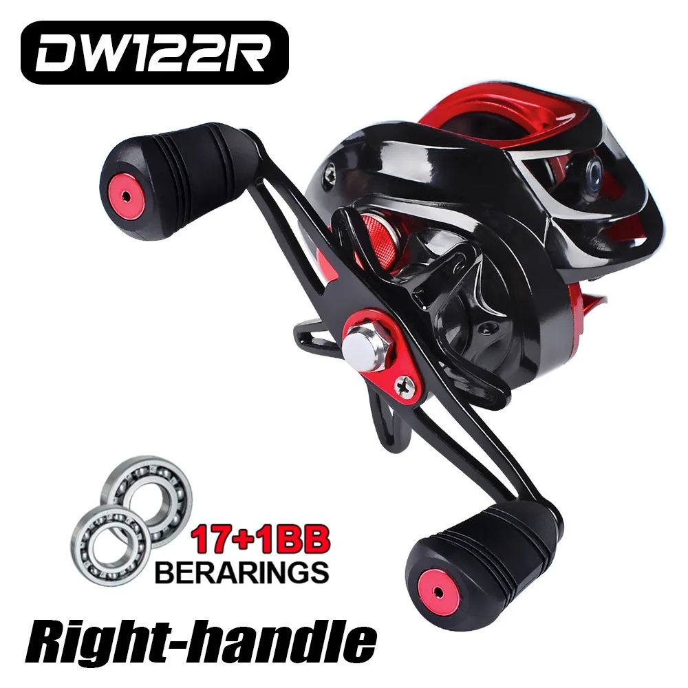 Fishing Reel Carretilha Wheel 18+1 Baitcasting Reel 7:1:1 Carretilha De Pesca Drag Carrete De Pesca Olta Makaralar Casting Reel