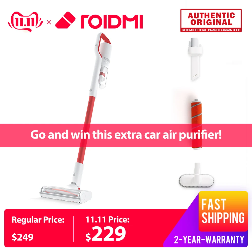 

*ORIGINAL* ROIDMI Cordless Vaccum Cleaner 20000Pa Super Powerful Suction Carpet/Floor Cleaning Multi-functional Cleaner Vacuum