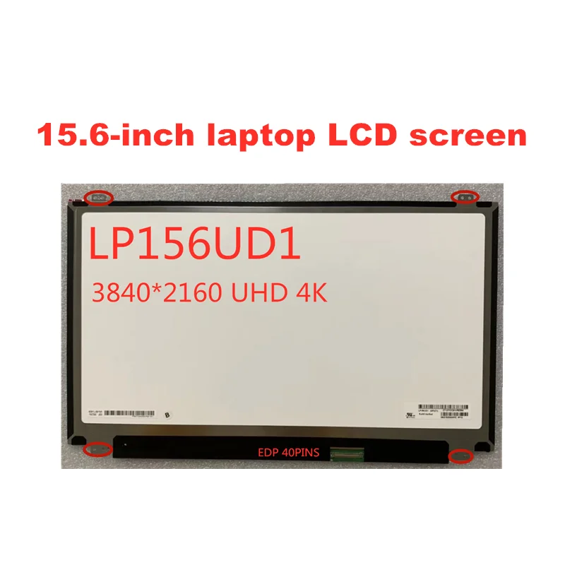 

15.6" IPS LCD Screen Display LP156UD1-SPB1 LP156UD1 (SP) (B1) UHD 40 pin 3840X2160 For ASUS ZX50VW