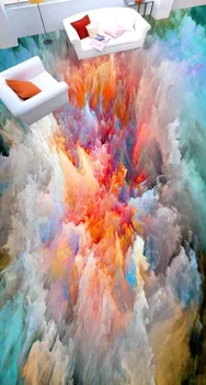 

[Self-Adhesive] 3D Colorful 9964 Floor Wallpaper Mural Wall Print Decal Wall Murals