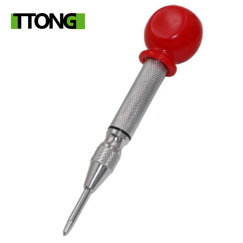 HSS High Speed Steel Automatic Center Punch With grip cap Locator Semi