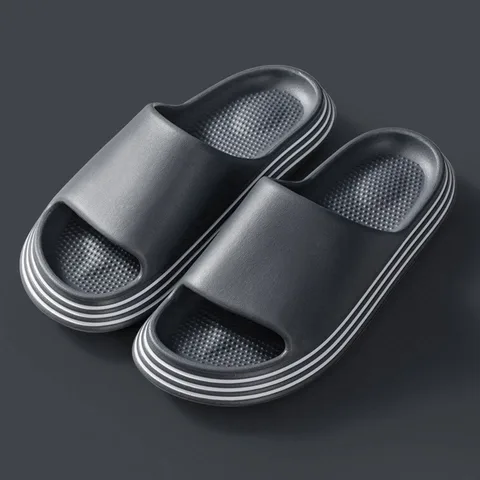 Slippers Shower Sandal EVA Massage Drainage Holes Non-Slip Light Bathroom Indoor Women Men Flip Flops Pool Shoes Slide
