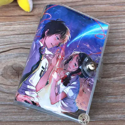 As shown Карта покемона альбом книга Топ упаковочный лист покерный держатель Альбом 20 карты ваше имя мультфильм аниме-игрушка - Цвет: As shown