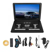 17-дюймовый Портативный для мобильного, dvd плеер мини ТВ HD tft-экран с USB CD-плеер игра(штепсельная Вилка европейского стандарта) Портативный для мобильного, DVD плеер