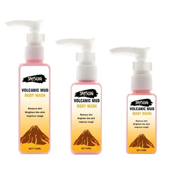 

Volcanic Mud Whitening Shower Gel Body Wash Deep Clean Exfoliating Body Bath Skin Cream Care Moisturizing 100Ml L7L6