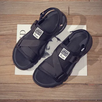 

Summer Classic Men Sandals Breathable High Quality Air Mesh Shoes Men Outdoor Comfortable Roman Casual Beach Shoes Non-slip