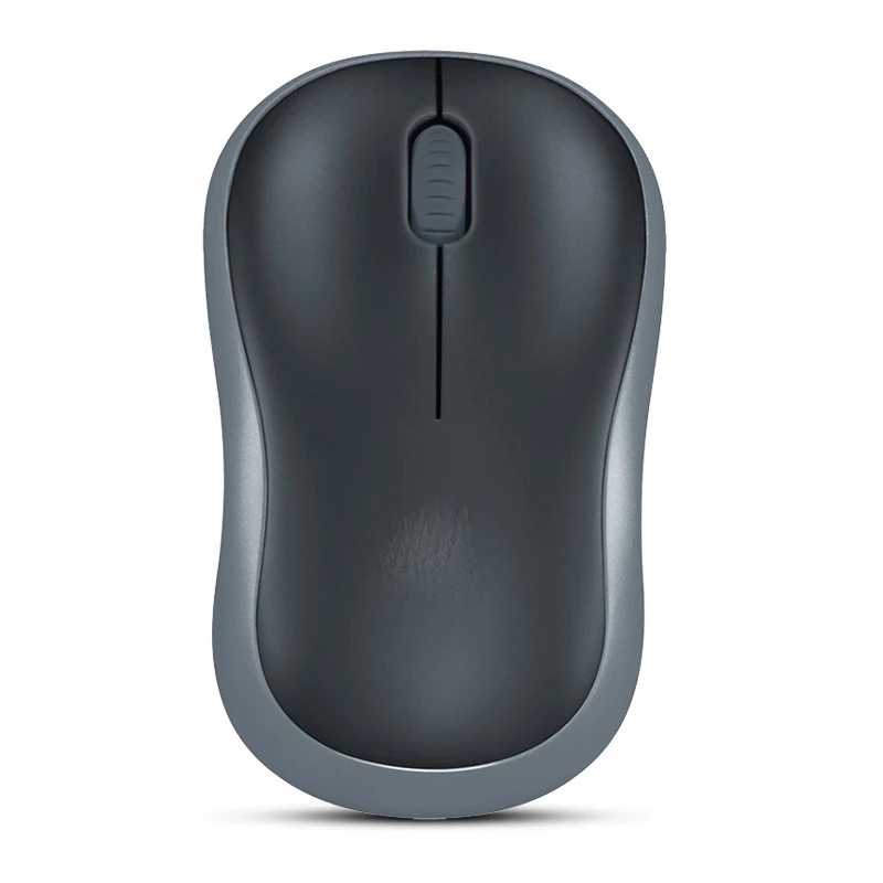 Беспроводная Бесшумная Bluetooth мышь для logitech M330 M186 M220 эргономичная скульптурная гипер-быстрая прокрутка и usb-приемник для ПК - Цвет: M186 Gray