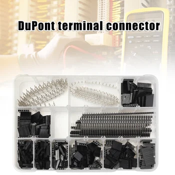 

New 680pcs/Set Dupont Connector Kit 2.54mm Pitch Pin Housing Connector Jumper Connectors Kit DOM668
