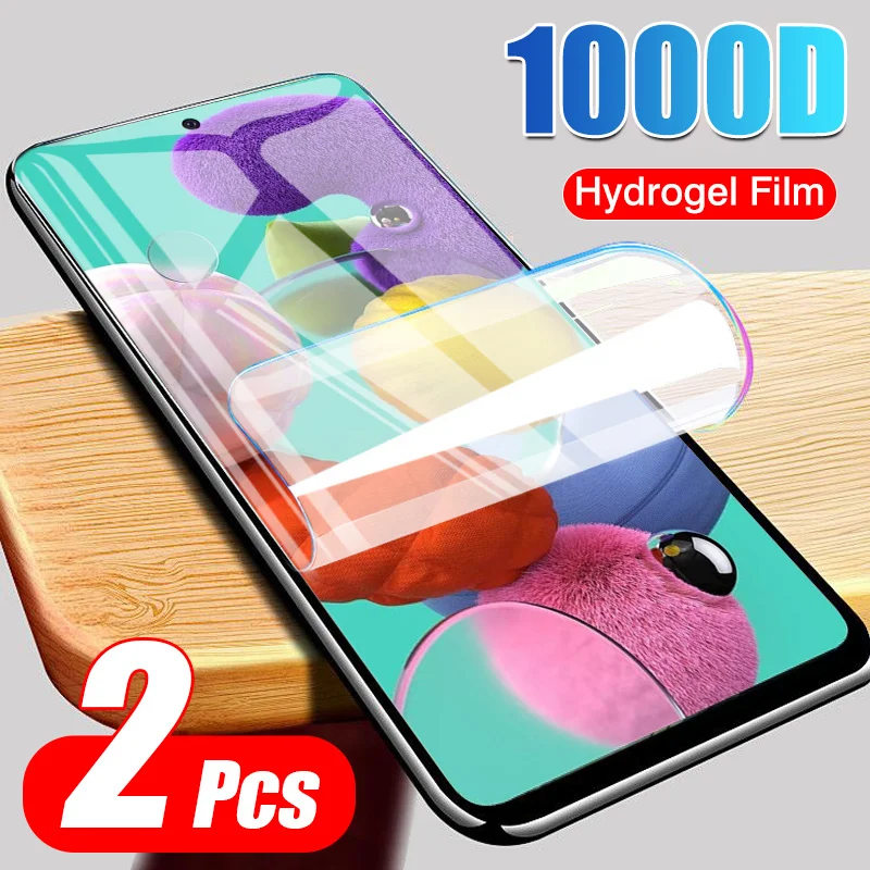 2 шт. гидрогель пленка для Samsung Galaxy A51 A71 A40 A30 A50 A70 A20 полноэкранная защита A10 A20E A21S A60