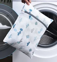 5 Sizes Exquisite Printing Washing Bag for Bra Socks Lingerie Wash Bag Multifunction Wash Organizer Underwear Laundry Bag Basket 2