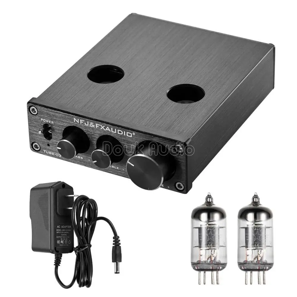 Douk Audio Mini TUBE 03 6J1 вакуумный ламповый преусилитель Hi Fi стерео преамп с высокими