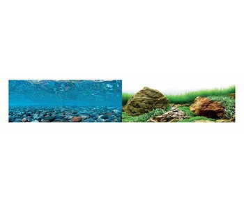 

BARBUS Aquarium background dense sided Barbus Mountain River / Sea Green 30 cm / 62 cm Background 019