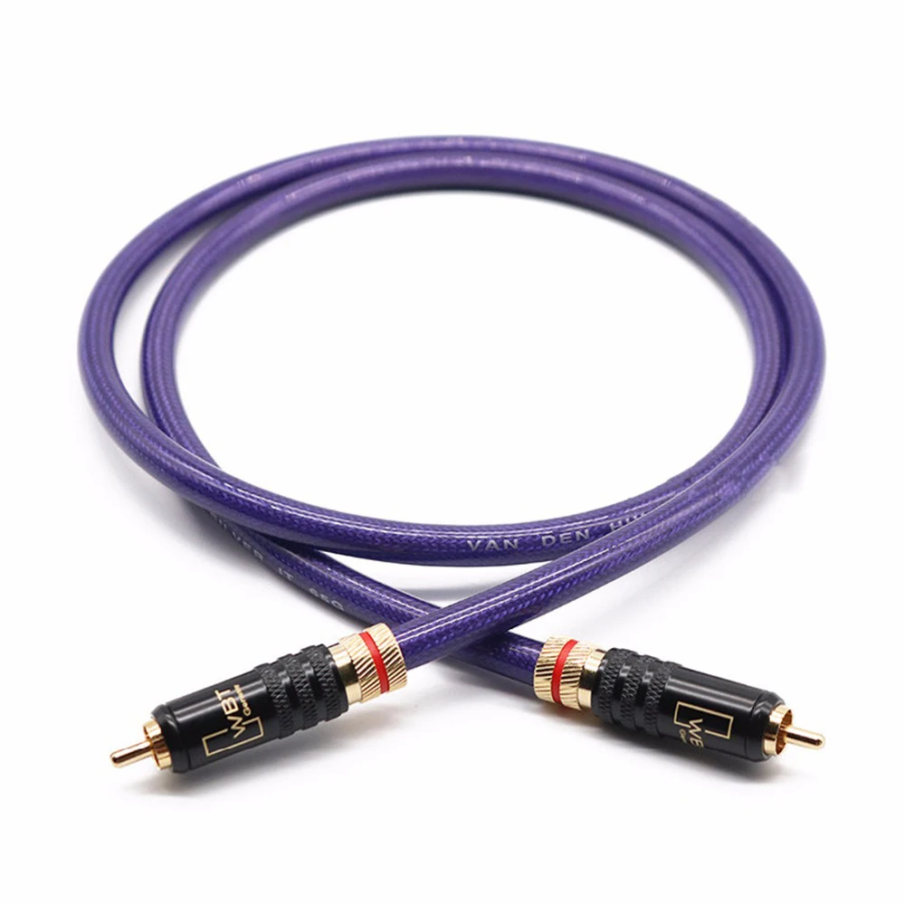 Decodificador Pra Cabo Dac Digital Vdh 65g 75ohm Auto-bloqueio Amplificador Cabo Rca Cabo Estéreo Fio de Alto-falante