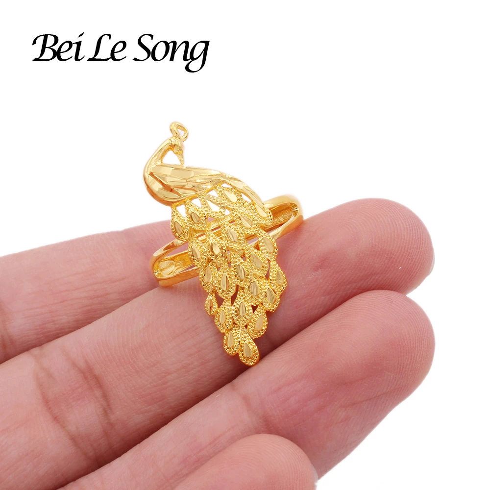 Buy 14k Solid Yellow Gold Peacock Ring,0.90ctdiamond Ring, Band Ring,vintage  Ring,signet Gold Ring,solitaire Ring,stacking Ring, Statement Ring Online  in India - Etsy