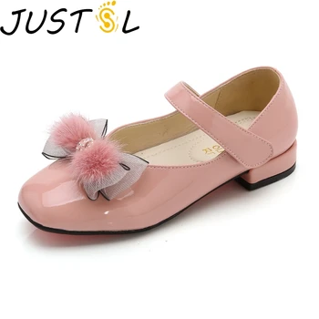

JUSTSL 2020 Spring Small High Heel Girls Princess Shoes Kids Casual Thin Shoes Children Wild Sandals Size 27-37