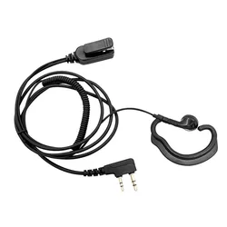 G Shape Coil Cable Earpiece Headset Mic UV 5R/5RA/5RA+/5RB/5RC/5RD/5RE/5RE+ 666s 777s 888s Two-Way Radio