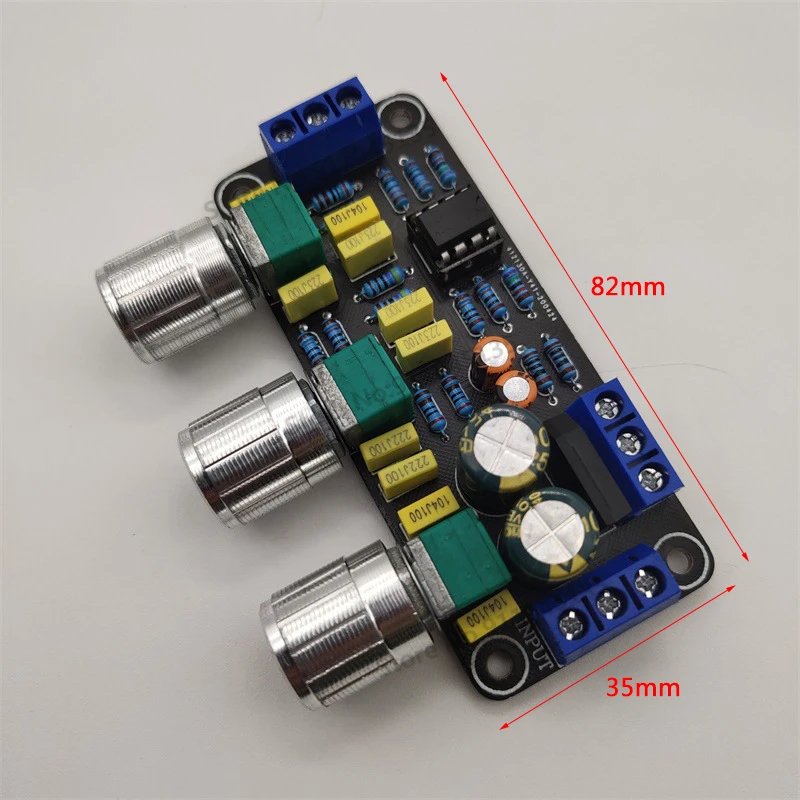 NE5532 미니 파워 앰프 프론트 보드 프리 증폭 톤 보드 HIFI 파워 앰프 2.0 튜닝 보드
