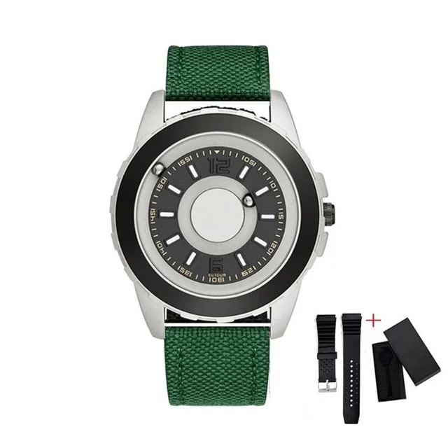 Silver Green Canvas