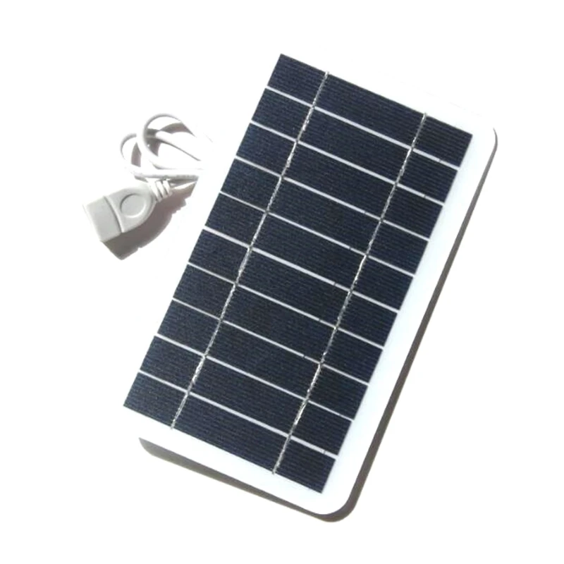 Pannello Solare Flessibile Da 2 Watt 5 Volt Modulo Fotovoltaico Ad Alta Efficienza Pannello Solare Flessibile Con Cavo Da 50Cm Per Telefono Cellulare