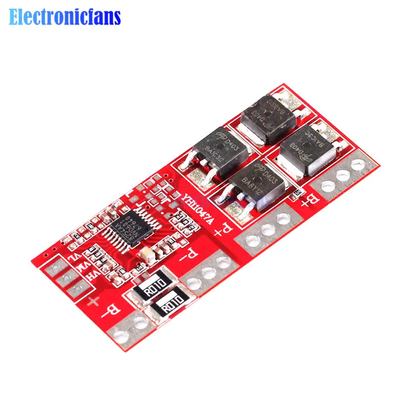 4S 30A 1S 2S 3S 4S 5S 6S 3A 15A 20A 30A литий-ионная литиевая батарея 18650 зарядное устройство PCB плата защиты BMS для бурового мотора Lipo сотовый модуль - Цвет: 4S 30A