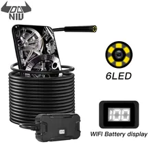 DANIU Y13 5,5 мм wifi эндоскоп камера экран дисплей HD1080p Водонепроницаемый 3,5 м/5 м/10 м инспекционный бороскоп