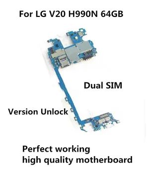 

Tested Full Work Original Unlock Motherboard For LG V20 H990N 64GB ROM Circuit Electronic Panel