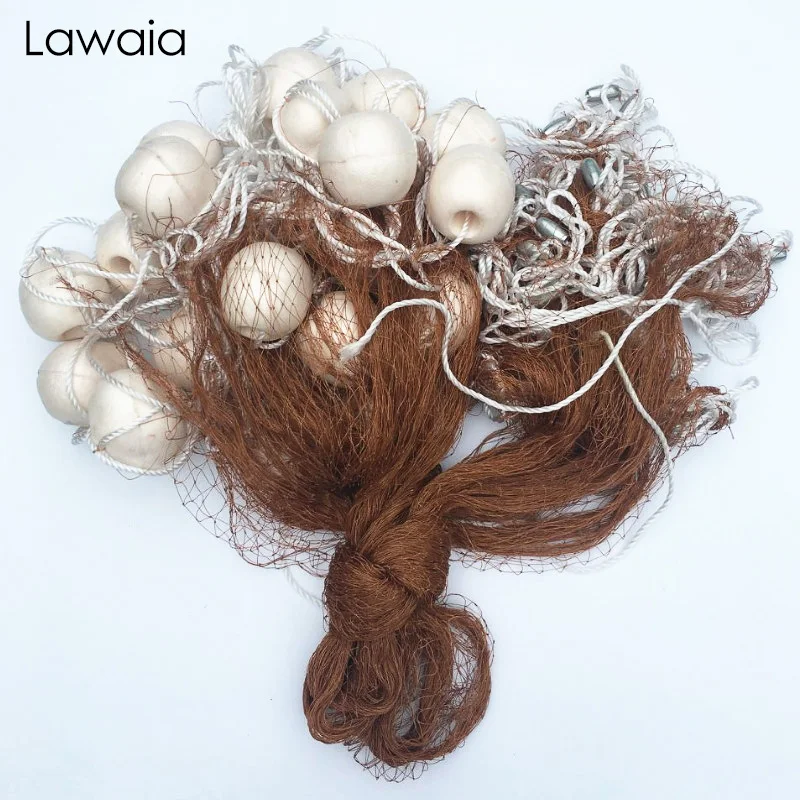 

Lawaia Tire Line Pull Net 2.5 Refers To 6 Strands 2m High And 20m Long High Strength River Fishing Net Fish Pond Reservoir Trawl