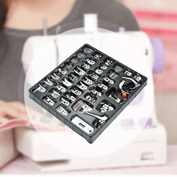 

New 42pcs Sewing knitting crochet Domestic Sewing Machine Presser Foot Set Hem Foot Spare Accessories for Brother Singer Feiyue