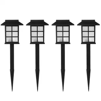 

２pcs Square Solar LED Lawn Lamp Spike Waterproof for Outdoor Garden Ground Light