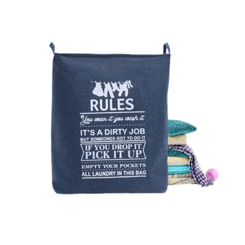 

Laundry Basket, Collapsible Waterproof Storage Bin Toys Clothes Bucket with Handle for Baby Room, Nursery, Home