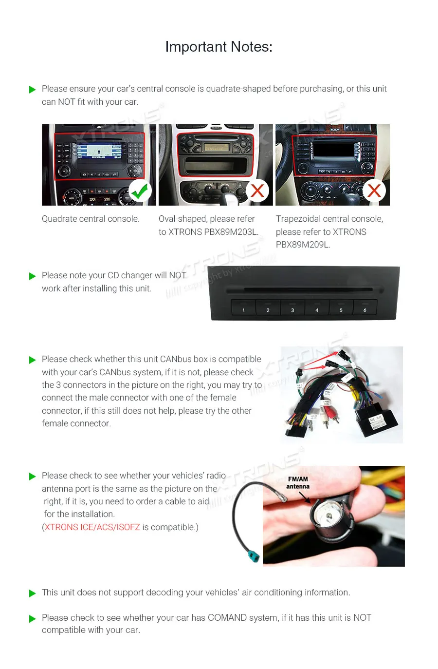 Perfect XTRONS 9"Android 9.0 Octa Core 4GB RAM 64GB ROM Car Multimedia GPS System for Mercedes Benz W245 W169 Viano & Vito W639 NO DVD 5