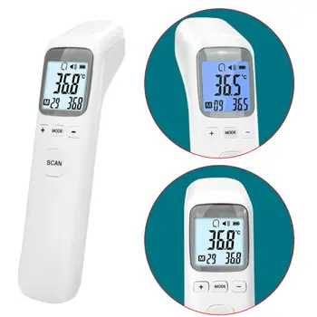 

LCD Digital Non-contact IR Infrared Thermometer Forehead Body Baby Adult Meter