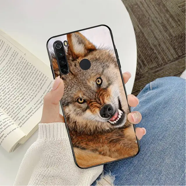 Yinuoda angry wolf face Phone Case for Xiaomi Redmi 4X 7 7A 8 8A 9 9A Note 7 8 8T 9 10 Pro a13