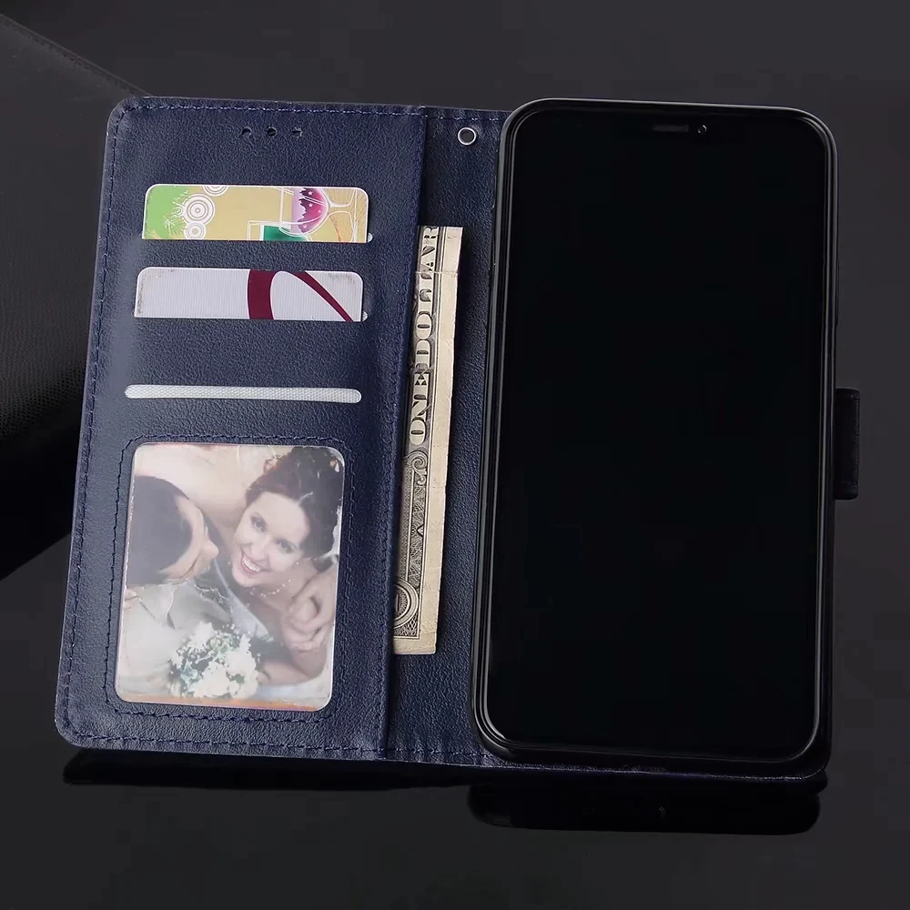 phone cases for iphone 12 mini  Leather Wallet Case For iPhone 12 11 Pro Max  Xs Max XR X 8 7 6 6s Plus 5S SE 2020 Cards Holder Wallet Stand Cover clear iphone 12 mini case