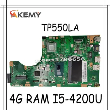 

Akemy TP550LA Laptop motherboard For Asus TP550LA TP550LN TP550LD TP550L TP550 Test original mainboard 4G RAM I5-4200U
