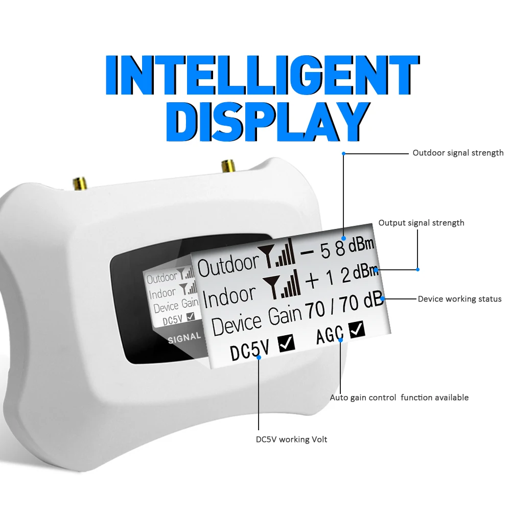 Amplificateur de signal 800 MHz 4G LTE - Répéteur GSM 4G LTE