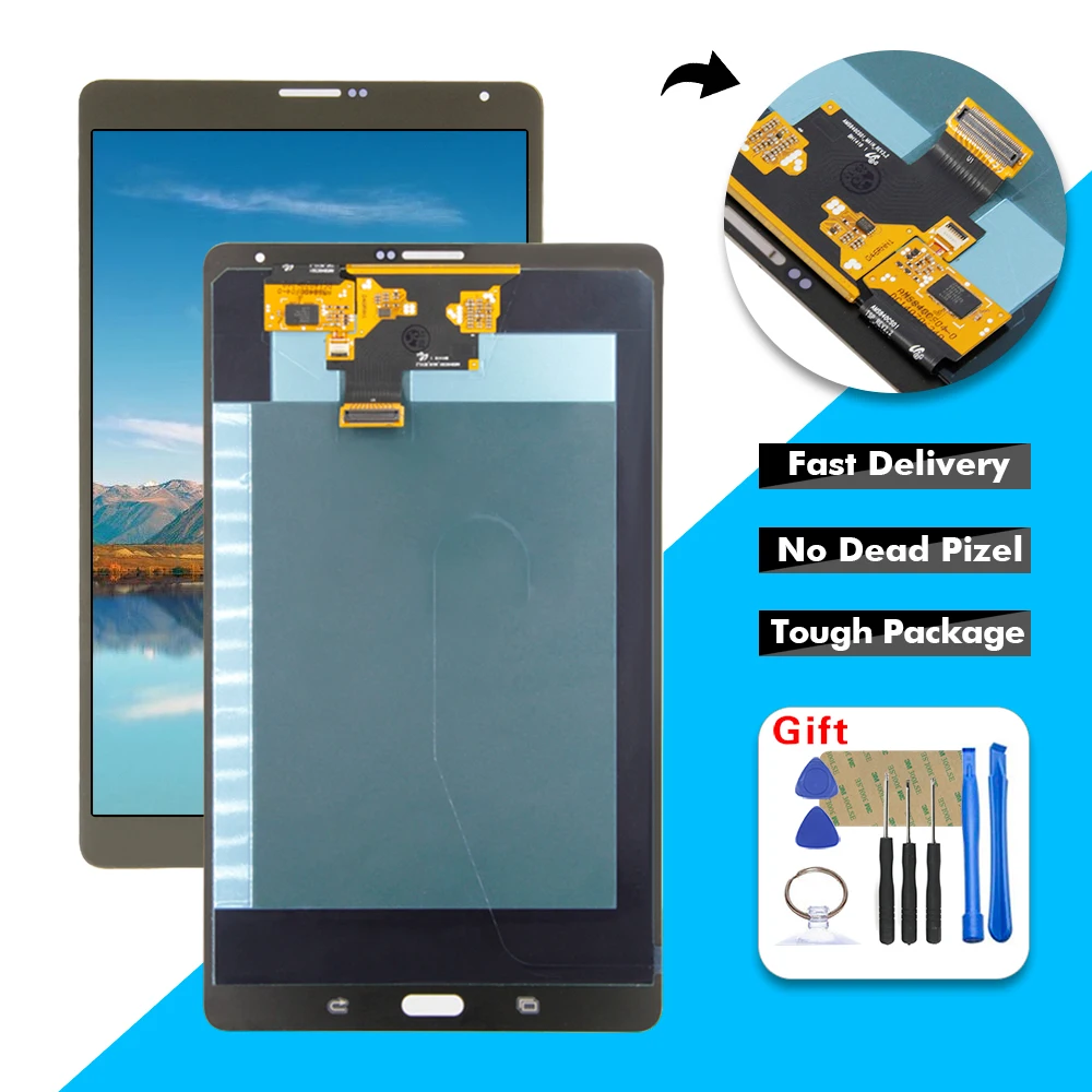 AAA LCD per Samsung Galaxy Tab S 8.4 T700 T705 SM T705 Display LCD Touch  Screen Digitizer assemblaggio vetro + strumenti|Tablet LCDs \u0026 Panels| -  AliExpress