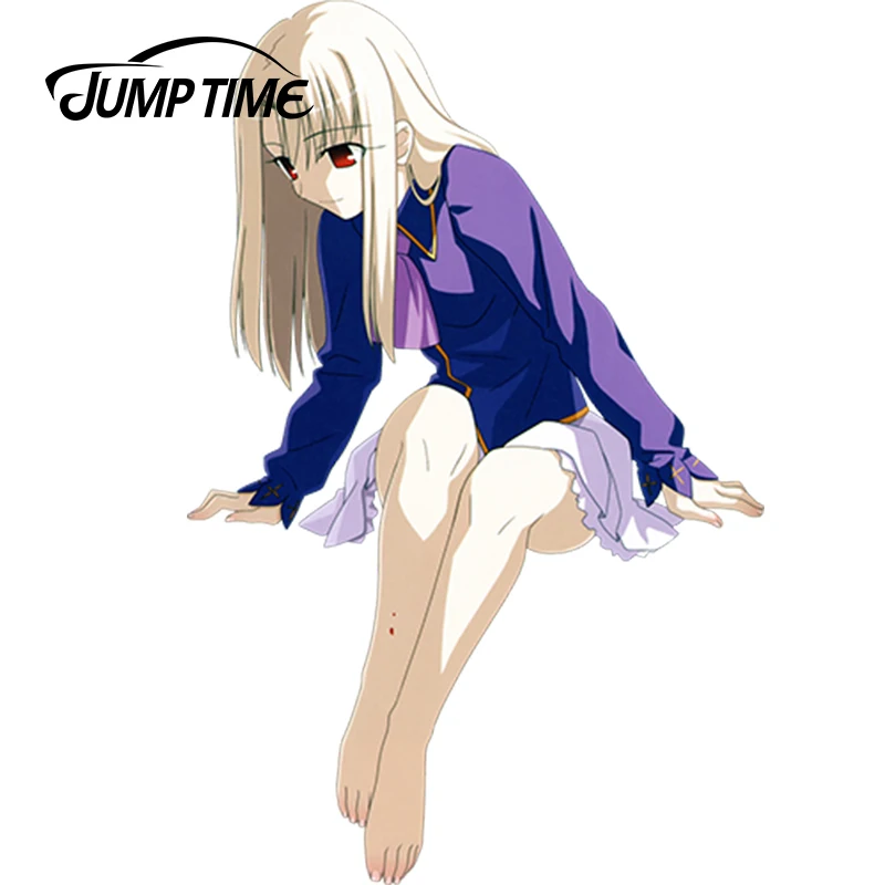 

JumpTime 13cm x 8.5cm Anime Fate stay night Illyasviel von Einzbern JDM Vinyl Car Sticker Window Wiper Decal