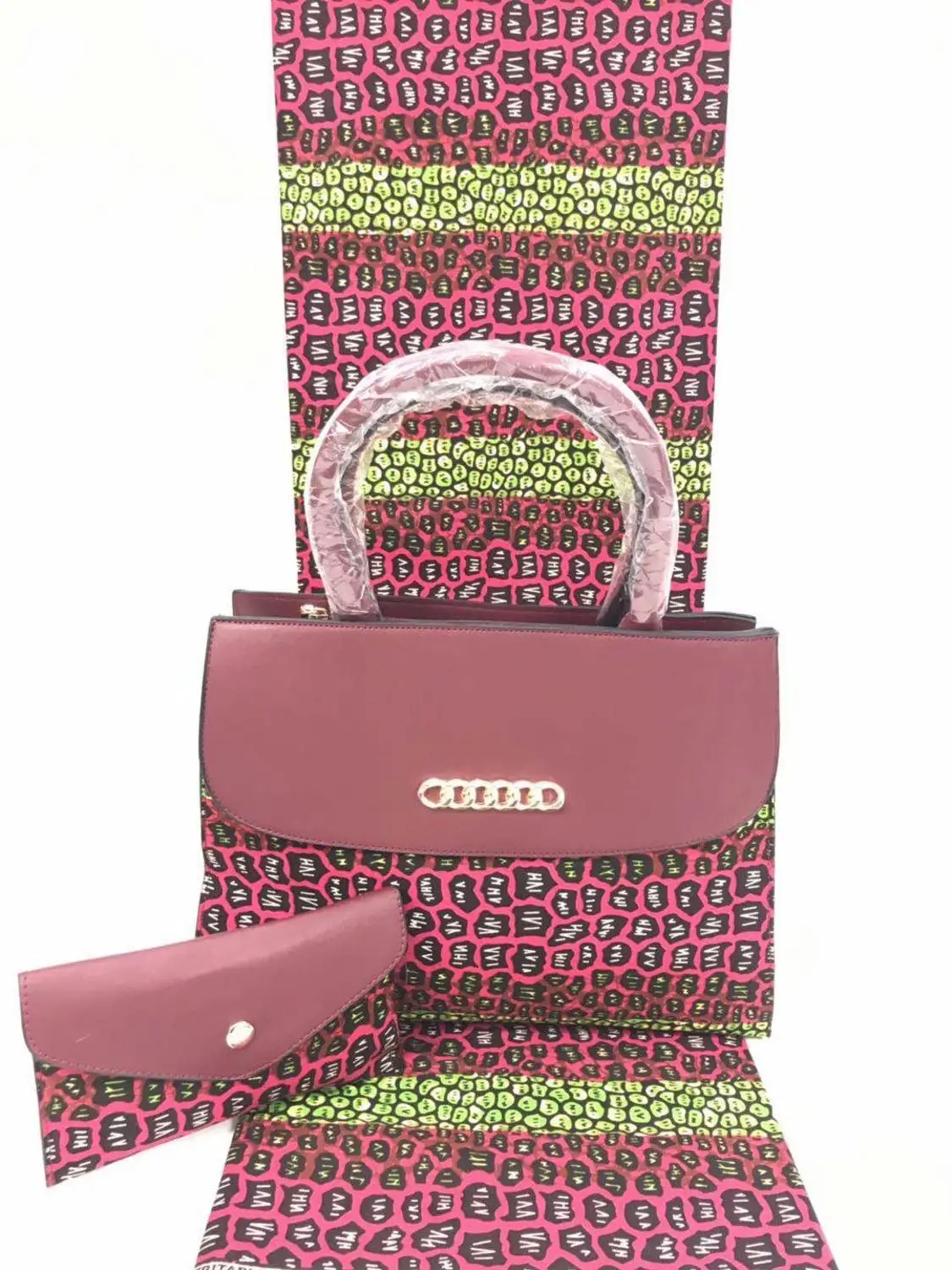 Тканевая сумка высокого качества нигерийская африканская печать ткань материал сумка с тканью женская сумка африканская Анкара ткань сумка YBG