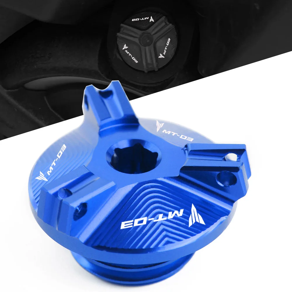 Для Yamaha MT03 MT07 MT09 MT10 FZ07 FZ10 Tracer 900GT 2014- 2020 крышка наполнителя масла двигателя