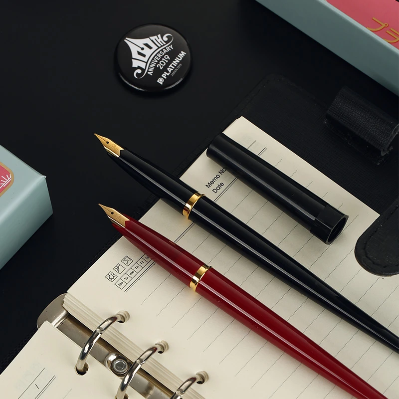 1pc Platinum Fountain Pen Dp 1000 F Gold Plated Nib Hand Drawn Draft Business Office Student Calligraphy Practice Art Pen Fountain Pens Aliexpress