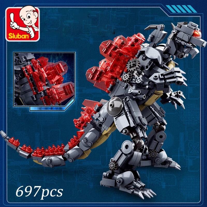 

NEW King Monsters Godzillainglys GhidrahINGlys RodanLINGlys Mech Robot Building Blocks Movie Kits Toys for Children blocks